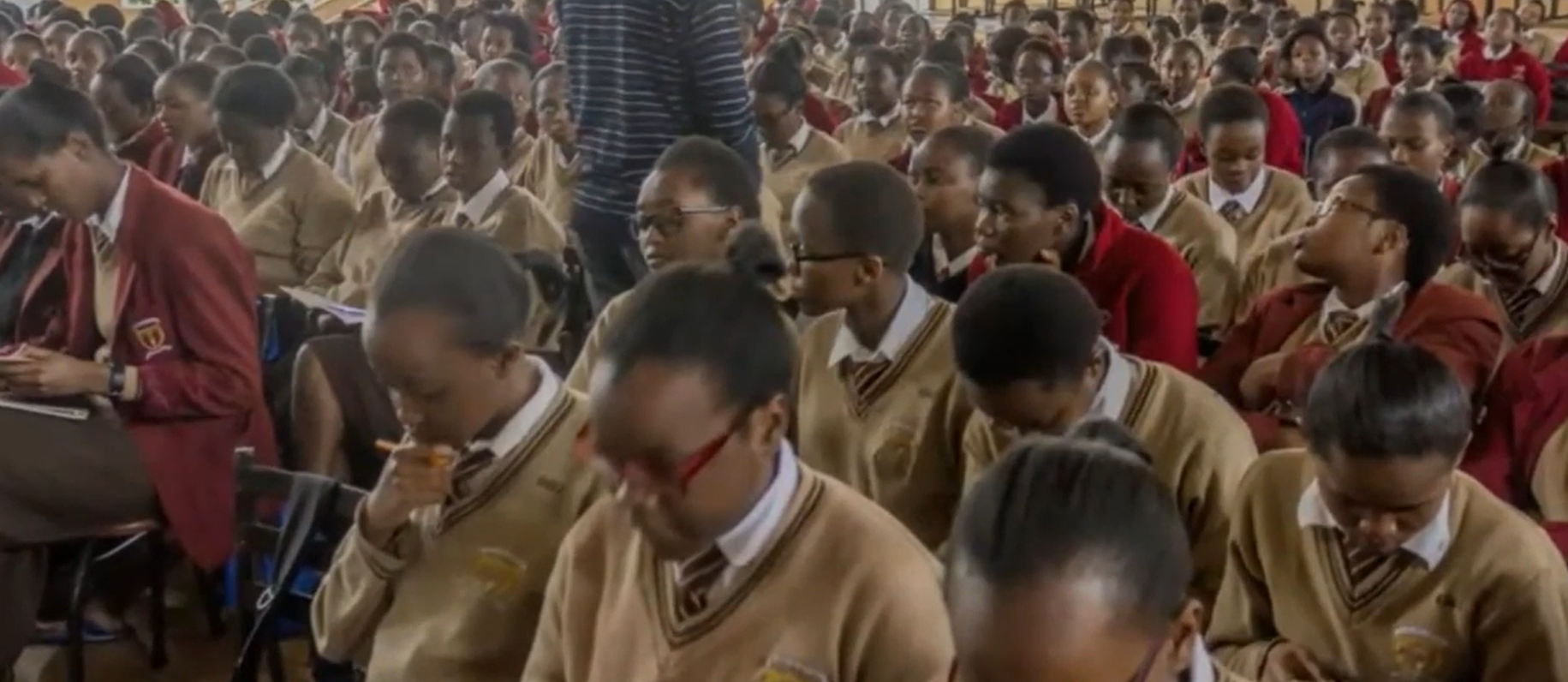 Students receiving instruction from a dedicated teacher